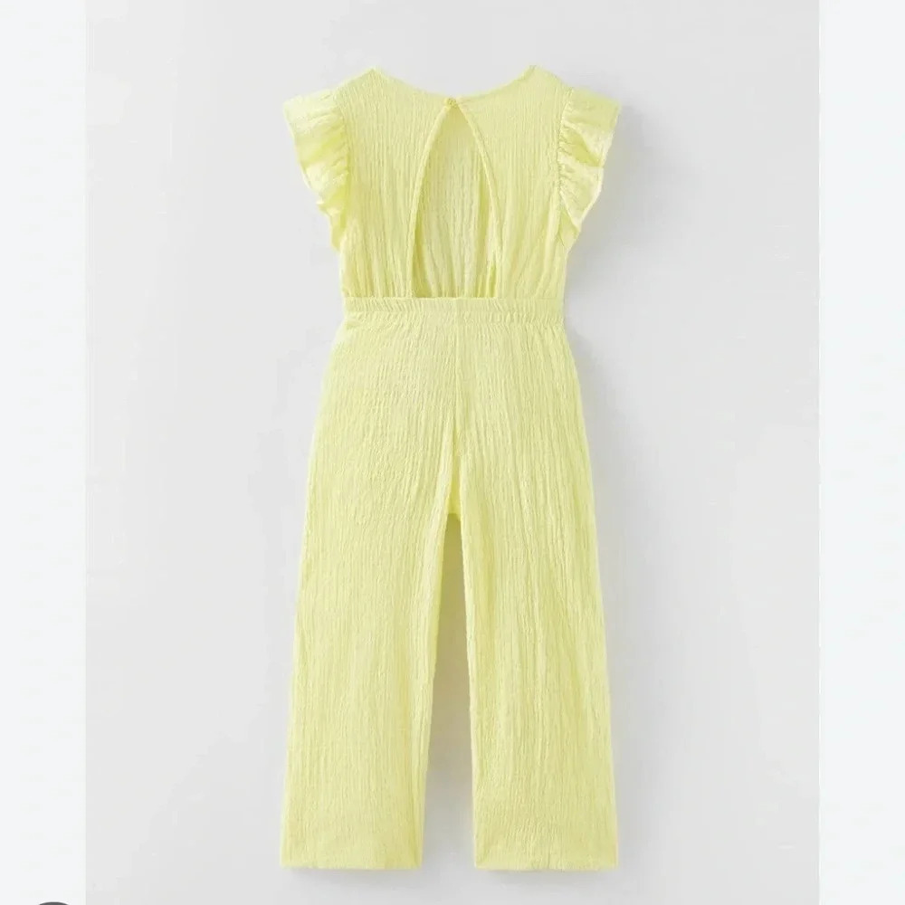 Zara Ruffles Textured Jumpsuit - Picture 3 of 7